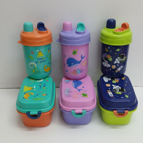 Gift Pack Snack Set 1000ml Snack Box with 500ml Water Bottle BPA Free