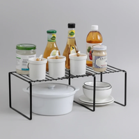 Expandable Shelf Raiser Multipurpose Organiser Carbon Steel Home & Organization Household Storage Caddies