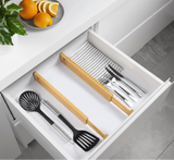 Multifunctional Bamboo Drawer Dividers Set of 4