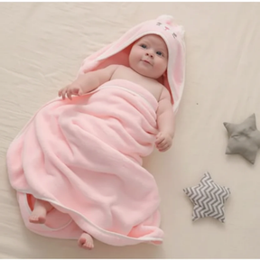 Animal Print Baby Bath Hooded Towel 80x80cm Baby & Kids Baby Bathing