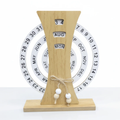 Creative Manual Rotating Calendar Hard Plastic Home Decor Desk Calendars