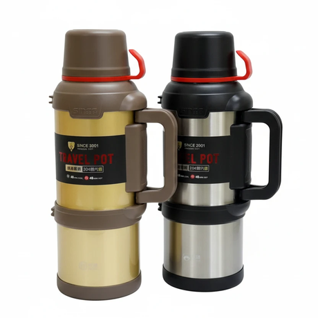 Portable Double Wall Travel Flask Unbreakable 3.6 Litres Kitchen & Dining Thermoses