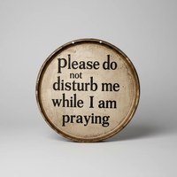 2D Flat Wooden Do Not Disturb Hanging Decor Sign Home Decor Novelty Signs