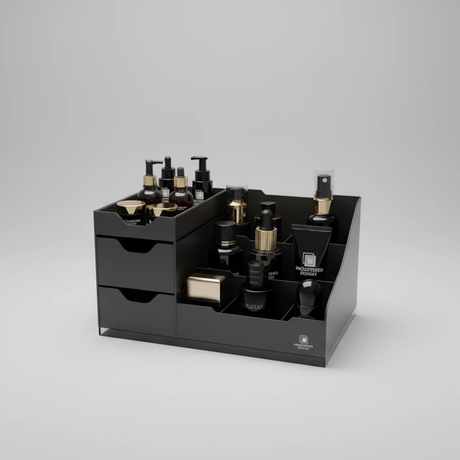 Desktop Cosmetic Cologne Organizer Home & Organization Household Storage Containers