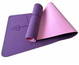 Two-Tone Quality Yoga Mat with Storage Bag