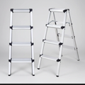 4 Aluminium Step Ladder Folding Design 150kg Capacity Home & Garden Step Ladders