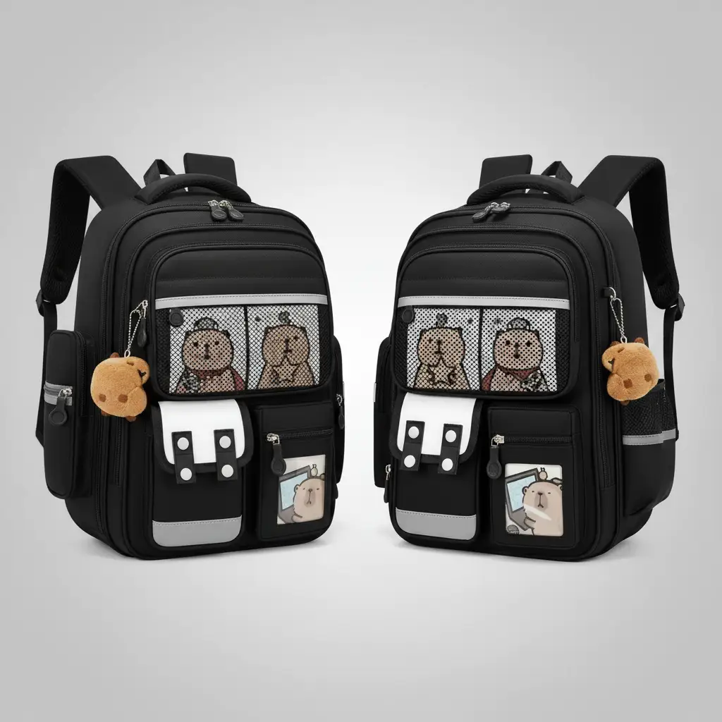 Heavy Capacity School Backpack Grades 1 To 6 Durable Oxford Bags & Luggage School Backpacks