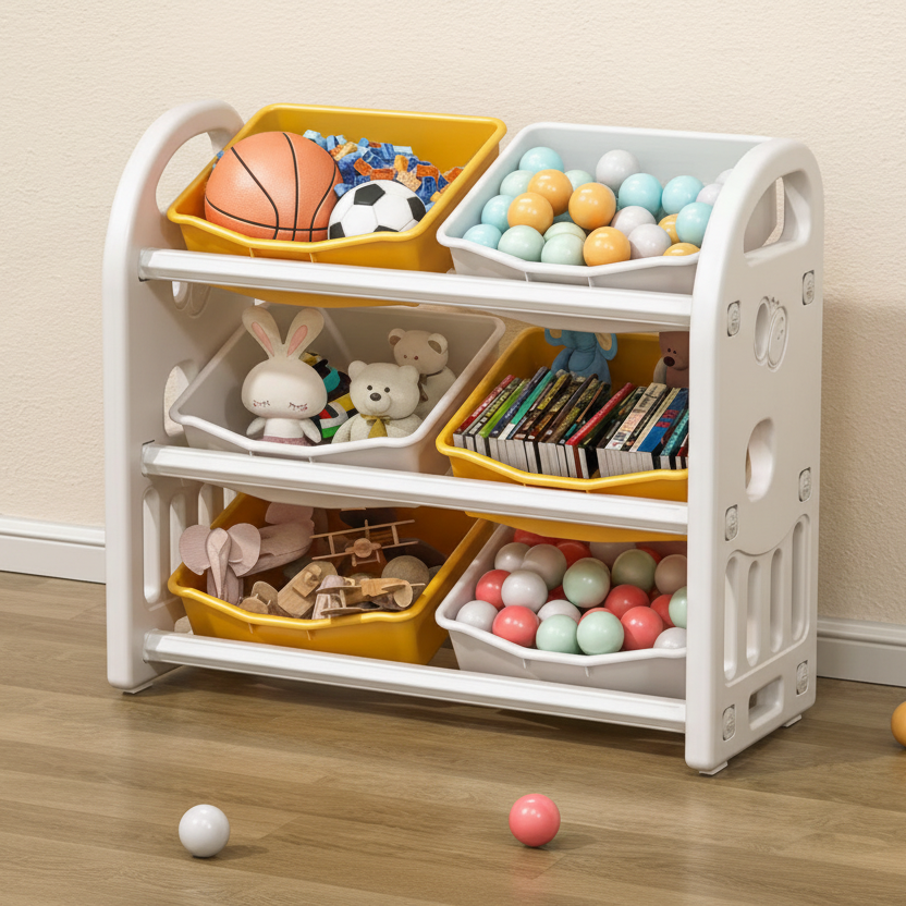 Large Capacity Household Baby Toy Storage Cabinet Multifunctional