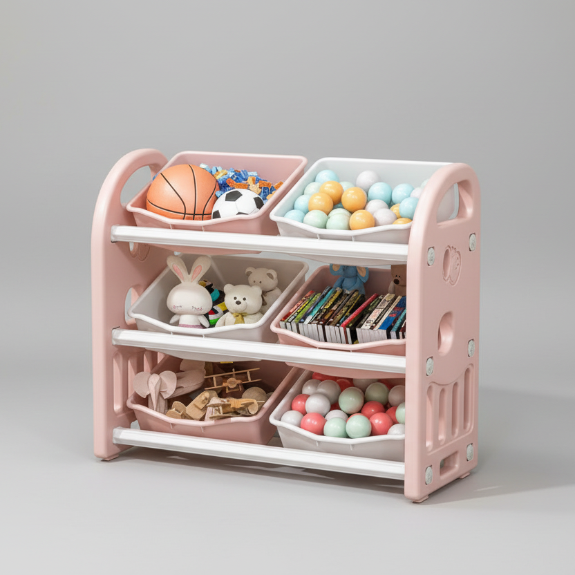 Large Capacity Household Baby Toy Storage Cabinet Multifunctional