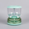 2 in 1 Partitioned Air Tight Rotating Cereals Dispenser with Egg Holder Kitchen & Dining Food Storage Containers