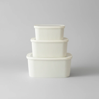 3pcs Multipurpose Storage Containers Set Leak Proof Kitchen & Dining Food Storage Containers