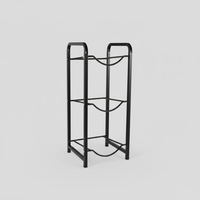 3 Water Bottle Holder Rack Heavy Duty Carbon Steel Home & Garden Kitchen Counter & Beverage Station Organizers
