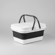 3 in 1 Foldable Collapsible Camping Hand Basket Picnic Bag Convertible Outdoor & Garden Picnic Baskets