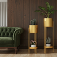 Beautiful Planter Small Gold 51cm x 20cm Home & Garden Planters