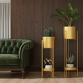 Beautiful Planter Small Gold 51cm x 20cm Home & Garden Planters