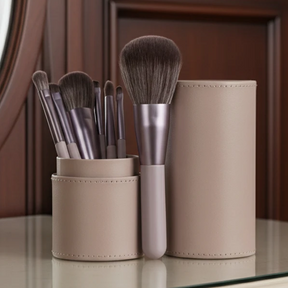 High Quality Make-Up Brushes Set 7 Brushes with Leather Holder Beauty & Personal Care Makeup Brushes