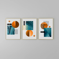 Beautiful Wooden Wall Hangings Set of 3 - 30x40cm Each Home Decor Visual Artwork