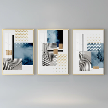 Beautiful Wooden Wall Hangings Set of 3 - 30x40cm Each Home Decor Visual Artwork