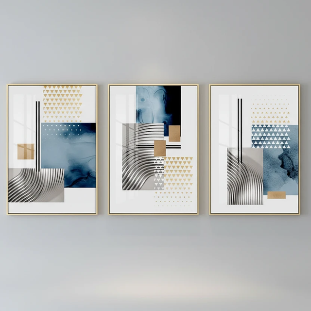 Beautiful Wooden Wall Hangings Set of 3 - 30x40cm Each Home Decor Visual Artwork