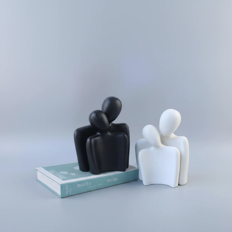 Unbreakable Abstract Couple Simple Modern Creative Art Decoration Home Decor Sculptures & Statues