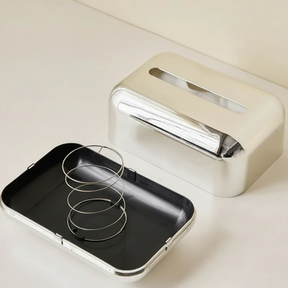 Metallic Serviette Holder Kitchen & Dining Napkin Holders