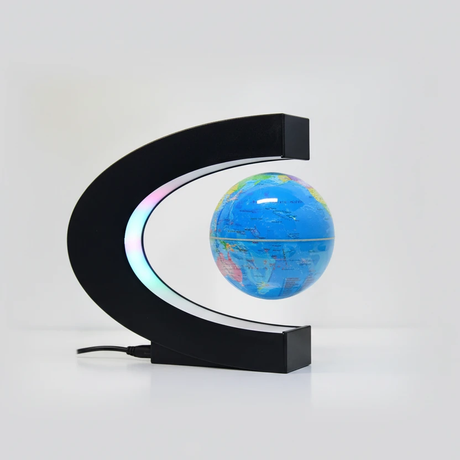 Magnetic Floating Globe with World Map Home Decor Desktop Globes