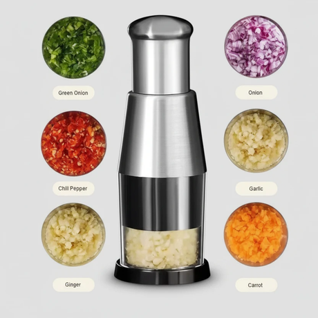 Multifunctional Chopper with Stainless Steel Sharp Blades Kitchen & Dining Kitchen Slicers