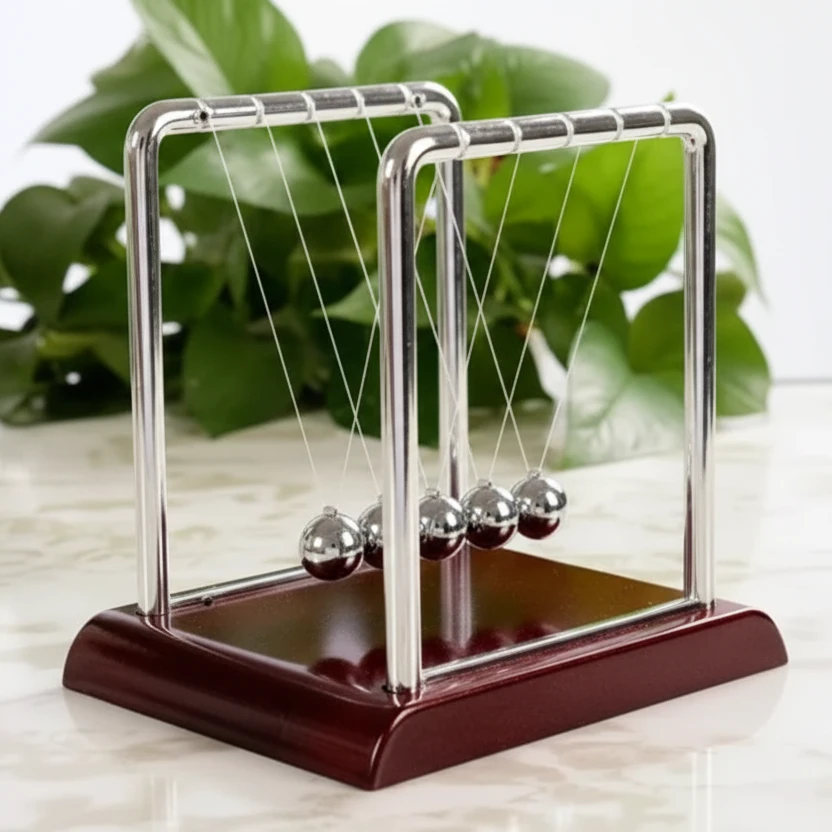 Newton's Pendulum Cradle Balance Steel Balls - Office & Home Decor Home Decor Executive Toys