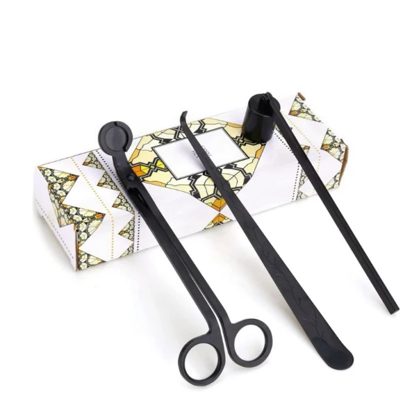 3 In 1 Candle Care Kit - Wick Trimmer, Whistle & Dipper Home Decor Home Fragrance Accessories