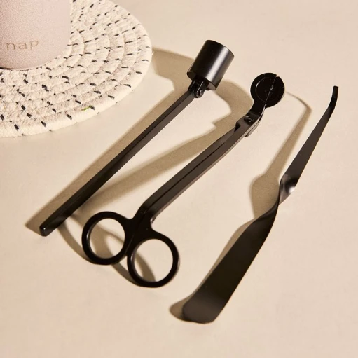 3 In 1 Candle Care Kit - Wick Trimmer, Whistle & Dipper Home Decor Home Fragrance Accessories