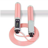 Fitness Cordless Jump Rope - Tracks Skips Adjustable Height