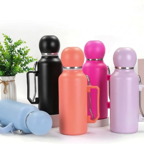 Exquisite Flask With Cup and Spoon - 1300ml Stainless Steel Kitchen & Dining Flasks