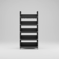 Kitchen Basket Household Storage Rack 122x50x28.5cm - Multi-Layer with Pulley Kitchen & Dining Household Storage Caddies