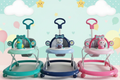 KIDS Beautiful Baby Walker with Push Handle - Pink Green Blue Baby & Kids Baby Walkers