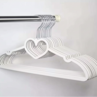 Abs Heart Hangers 10pcs Set - White & Blue Home & Living Hangers