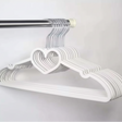 Abs Heart Hangers 10pcs Set - White & Blue Home & Living Hangers