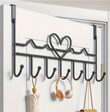 Heavy Duty Over the Door Hangers - Black