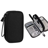 Travel Cable Organizer - Waterproof Double Partitioned Travel Accessories Wire & Cable Sleeves