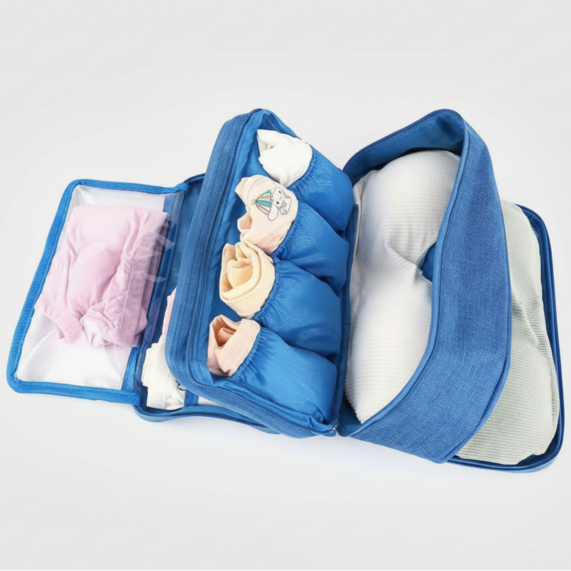 Portable Travel Undergarment/Under Wear Organizers Travel Accessories Packing Organizers