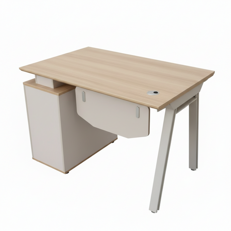 Office Table - Modern 140cm x 60cm x 75cm with Storage (HQ25-143)