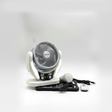 Box Fan - GDTimes 6" Rechargeable with Solar Panel & LED Lamp Home Decor Powered Hand Fans & Misters