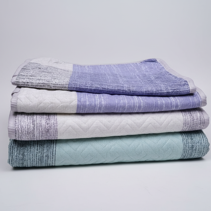 Bed Covers 6x6ft Quilted Set