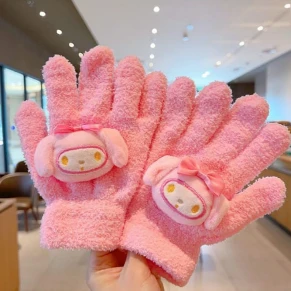Winter Gloves - Cartoon Themed Woolen Mittens Age 3+ Home & Garden Gloves & Mittens