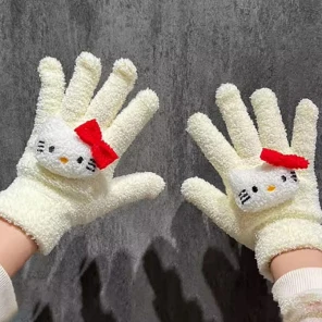 Winter Gloves - Cartoon Themed Woolen Mittens Age 3+ Home & Garden Gloves & Mittens