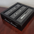 Cutlery Box - Dinner Service 3-Compartment with Glass Lid Kitchen & Dining Flatware Trays