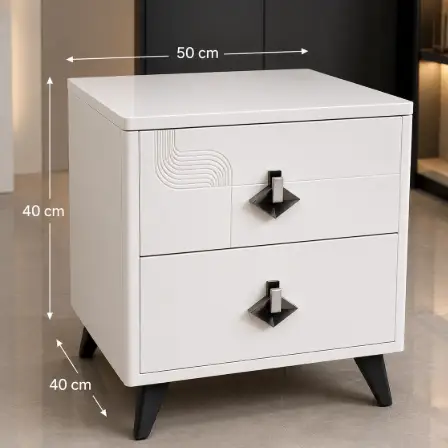 2-Drawer Bedside Table Nightstands