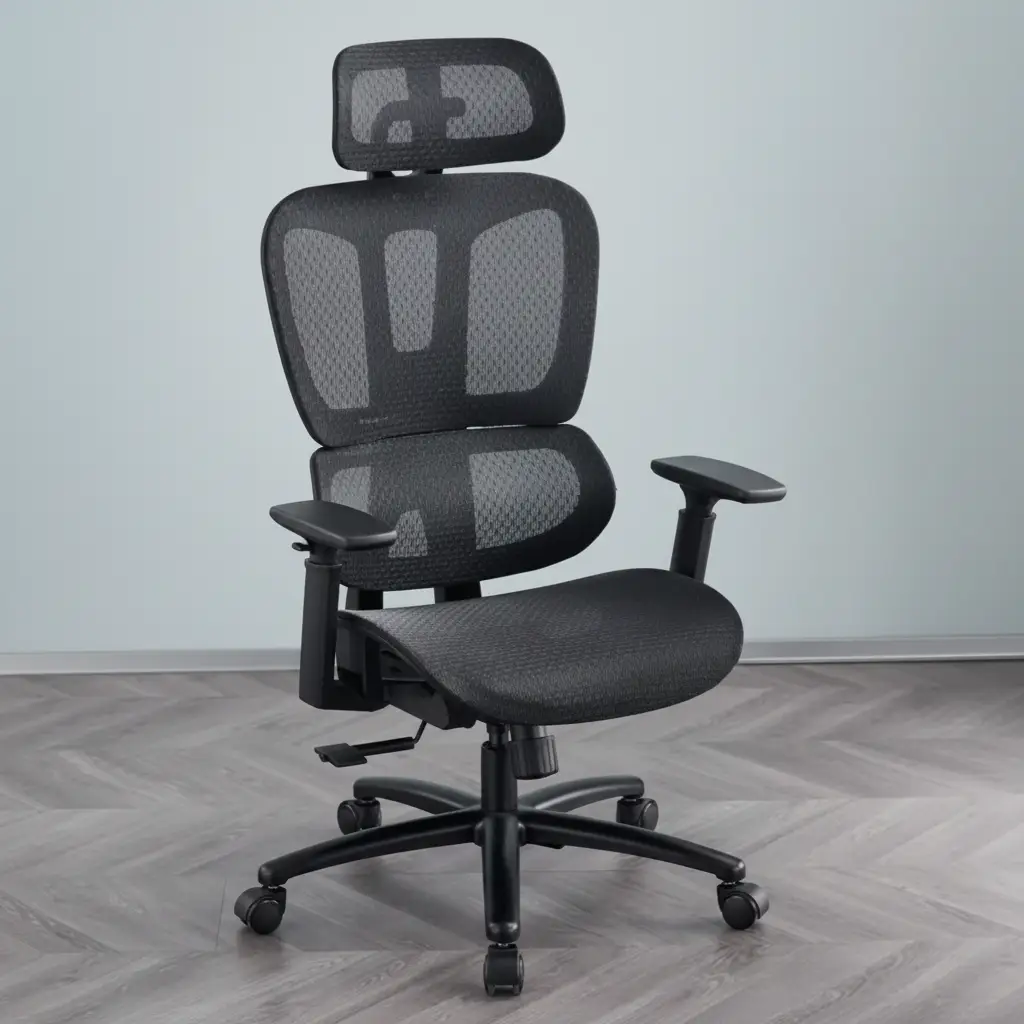 Ergonomic Dual-Lumbar High-Back Office Chair Office Chairs