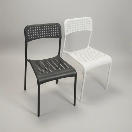 Perforated Plastic Dining Chair Dining Chair Kitchen & Dining Room Chairs