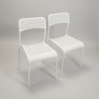Perforated Plastic Dining Chair Dining Chair Kitchen & Dining Room Chairs