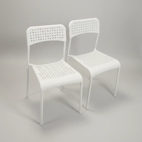 Perforated Plastic Dining Chair Dining Chair Kitchen & Dining Room Chairs